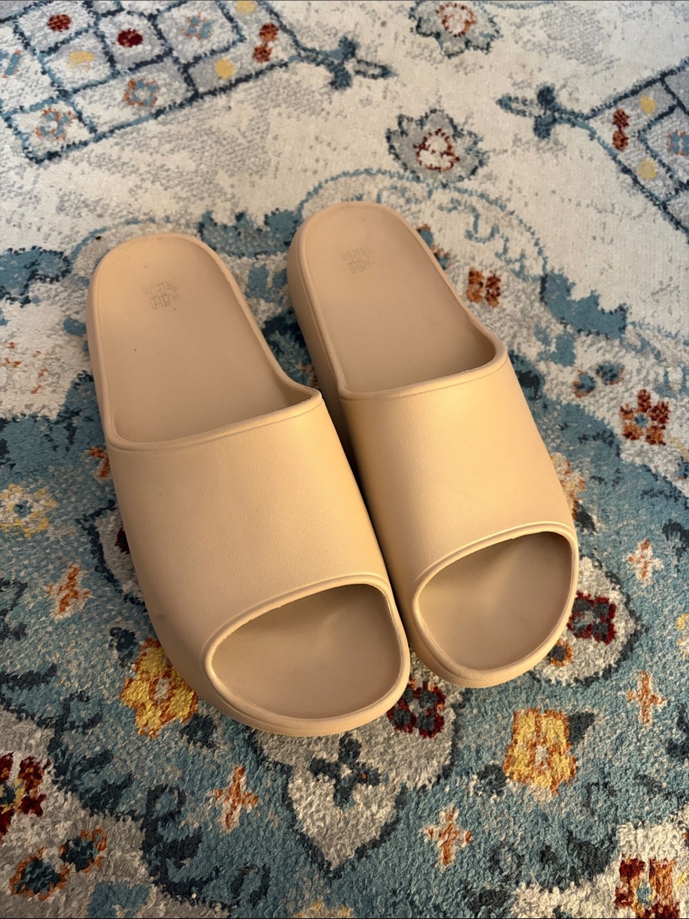 wild fable Cream Slide Sandals — Minimal Slip-On Comfort